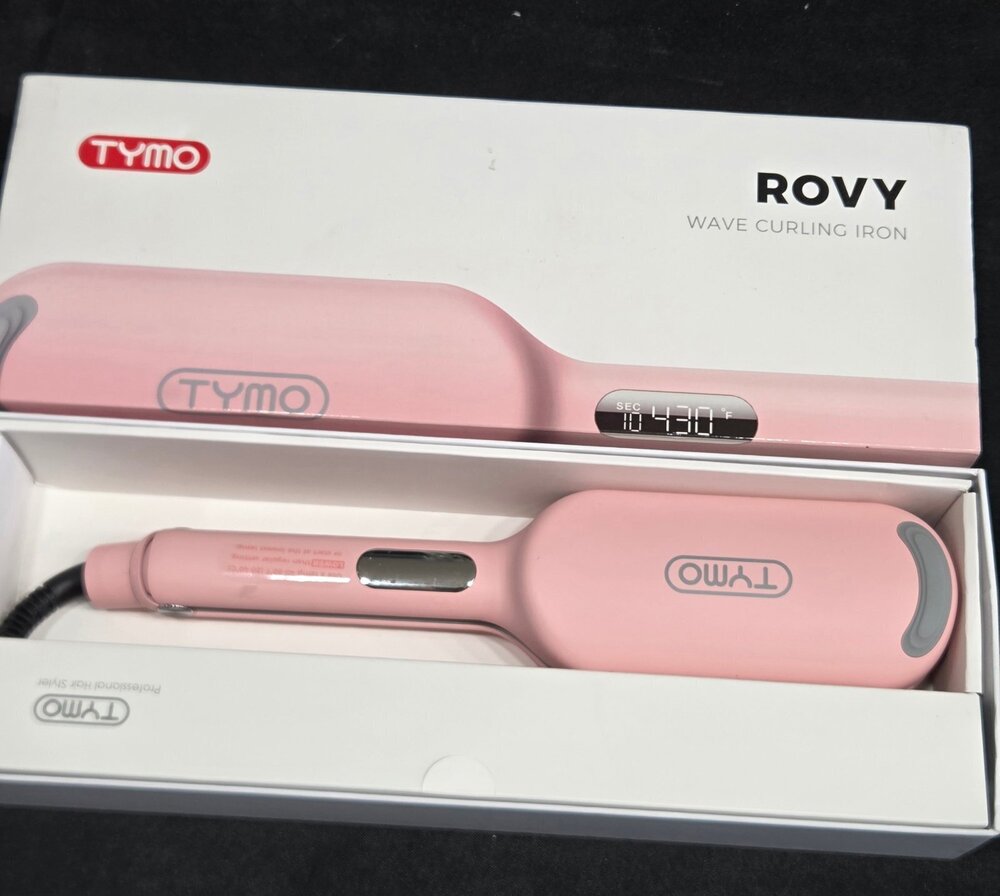 TYMO ROVY Wave Curling Iron Hair Styler Pink 430°F